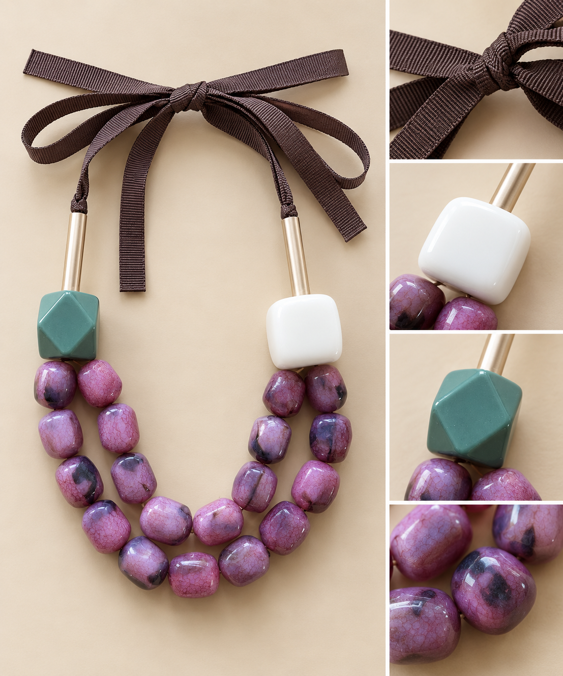 Halsband Lila