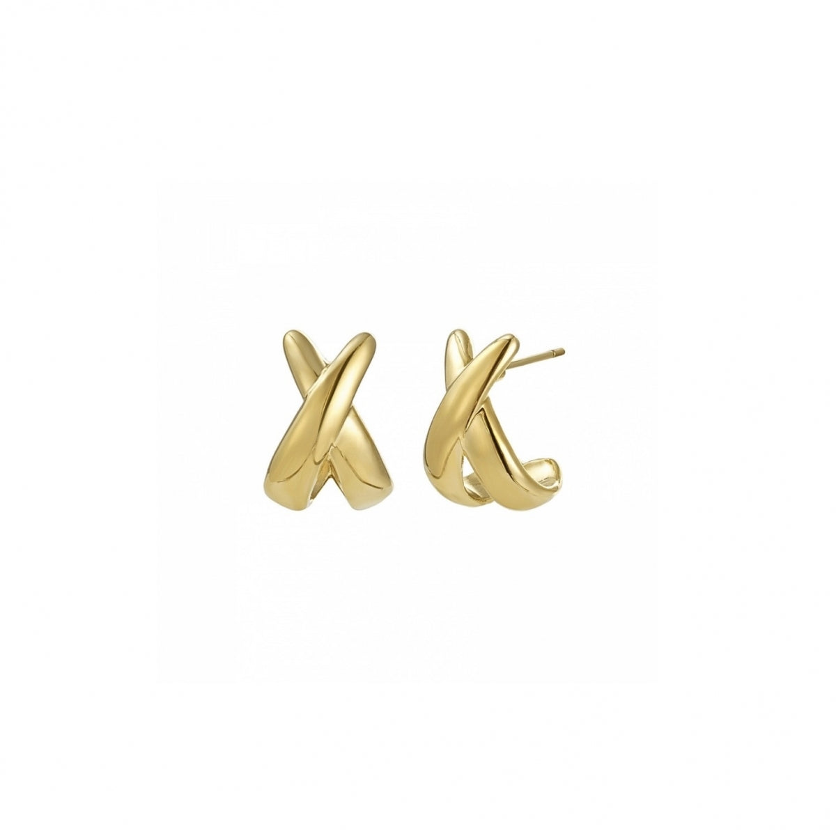Cross Earrring Gold