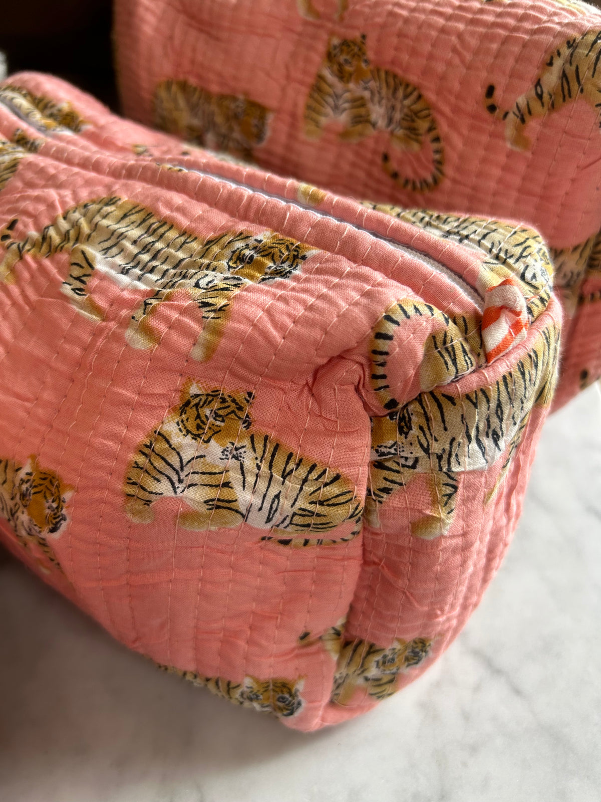 Necessärer set om 3 - Rosa tiger