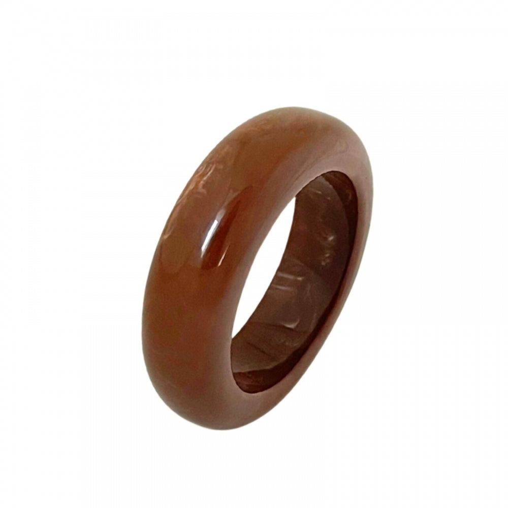 BLAIRE RESIN BANGLE BROWN